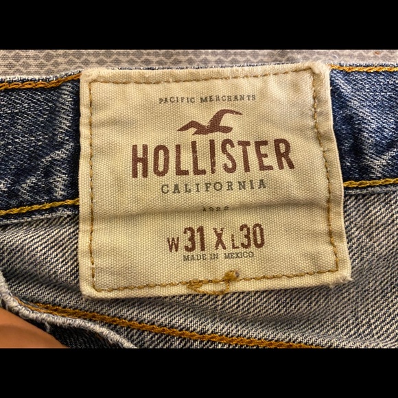 BLUE JEANS, CLASSIC STRAIGHT, 31 X 30, HOLLISTER - Picture 7 of 7